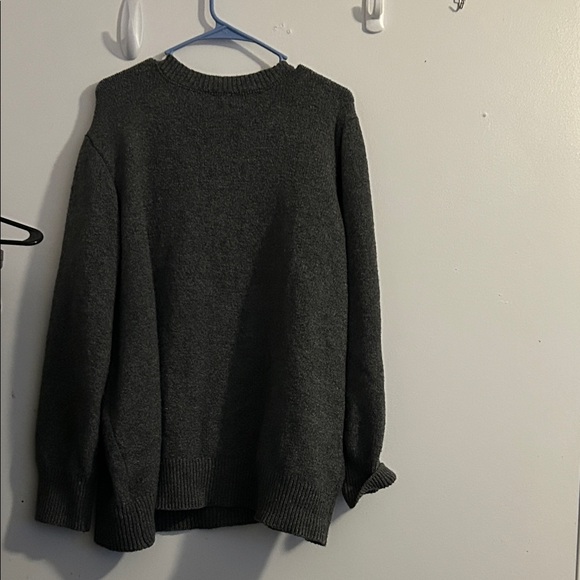 Terra & Sky Gray Sweater with White 'Cheers' - Picture 7 of 7